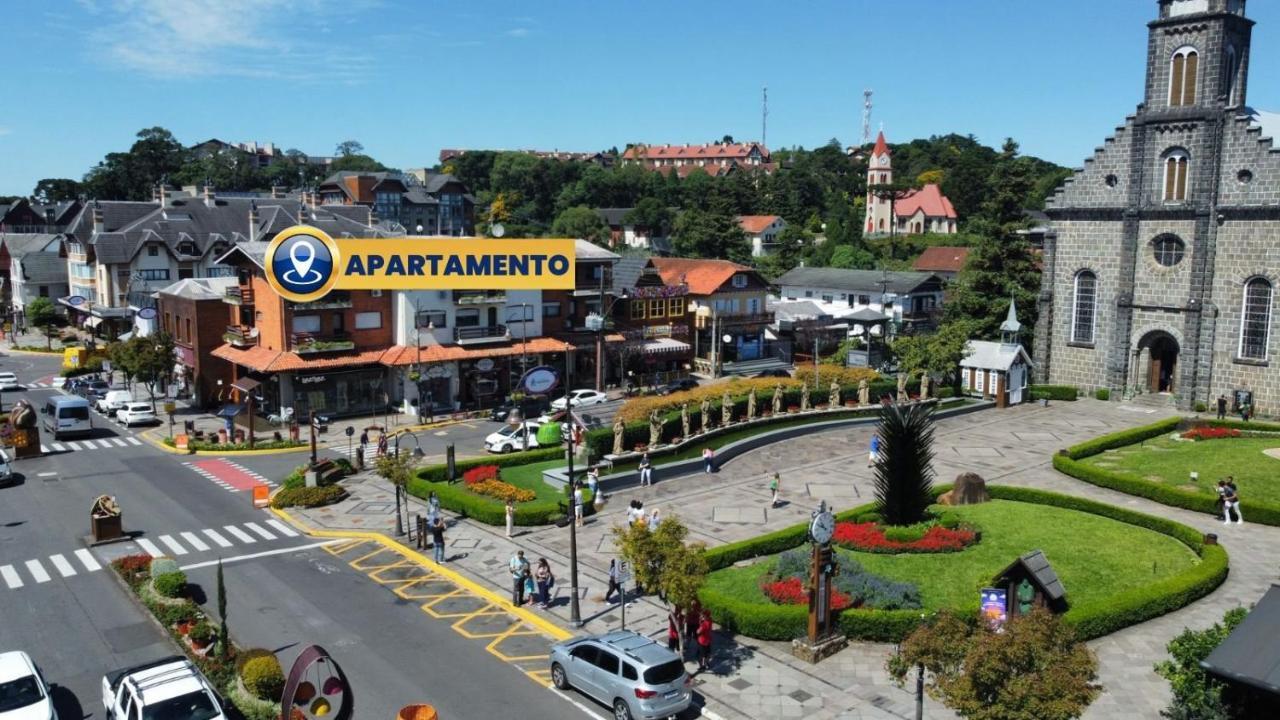 Apartamento Oppitz - No Coracao De Gramado Junto Da Rua Coberta Exterior foto