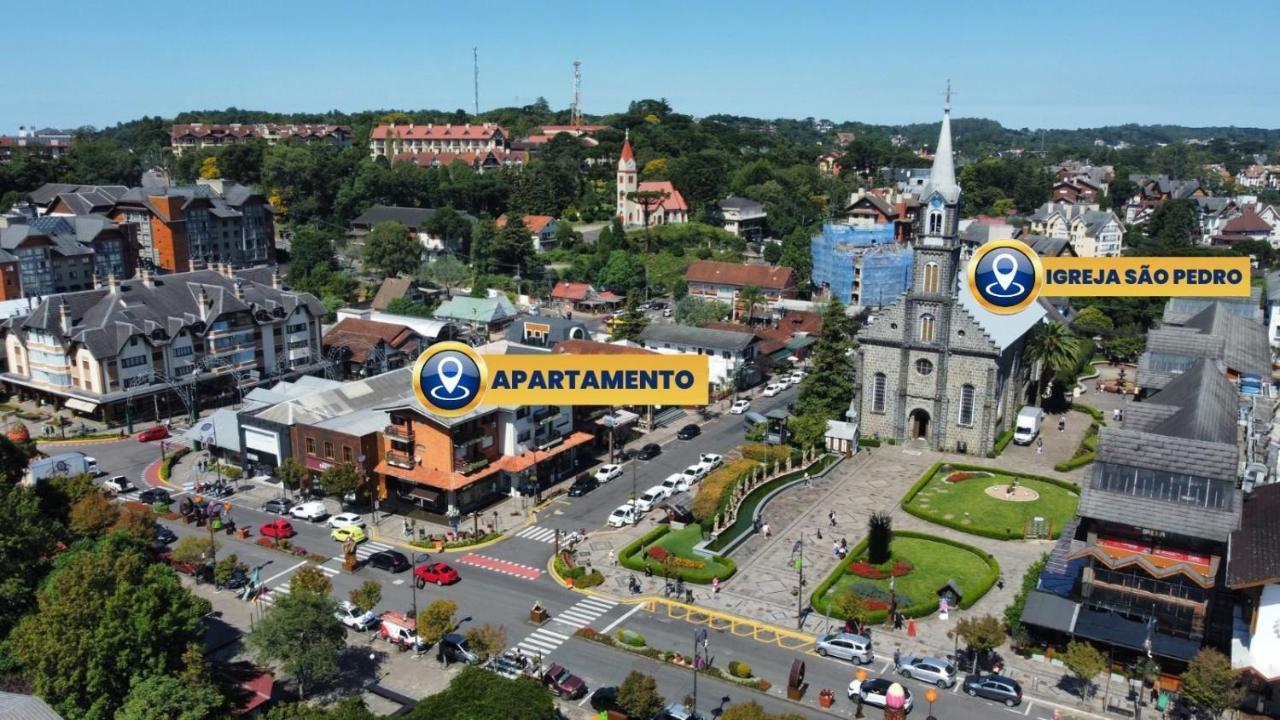Apartamento Oppitz - No Coracao De Gramado Junto Da Rua Coberta Exterior foto